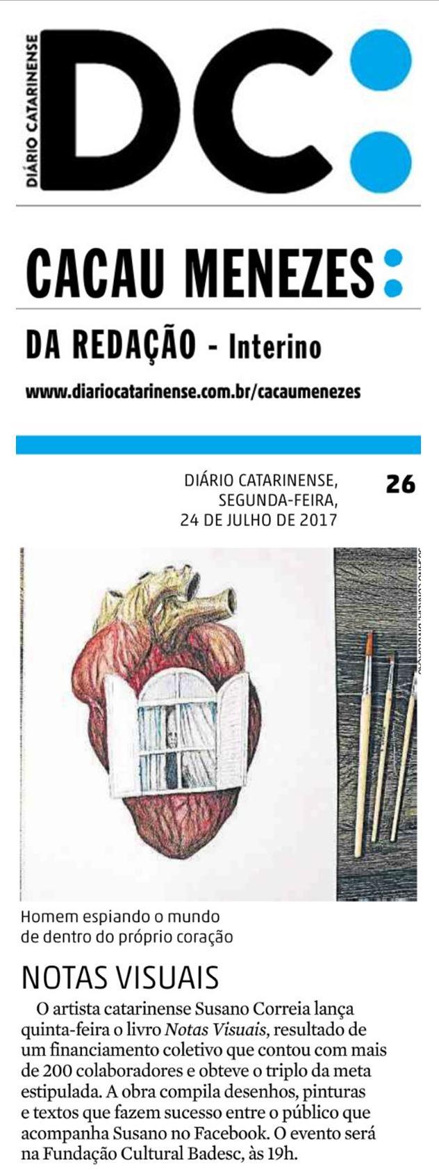 24.07 Notas Visuais Diário Catarinense