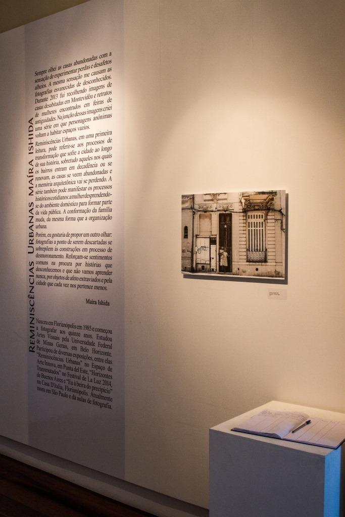 Exposição Reminiscências Urbanas, de Maíra Ishida. 