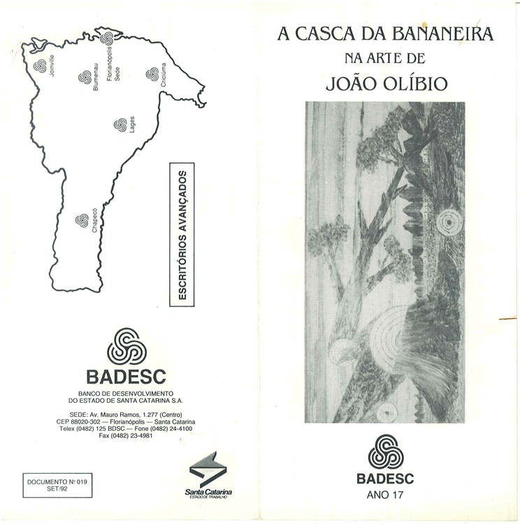 1992 09 10 A CASCA DA BANANEIRA NA ARTE DE JOÃO OLÍBIO parte 1