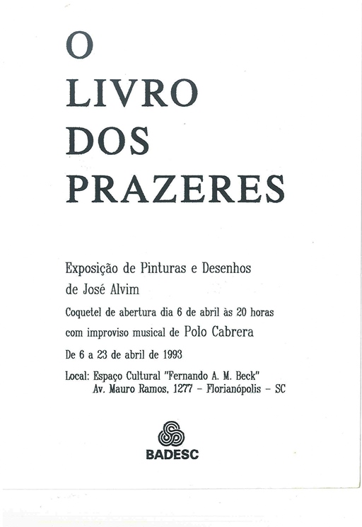 1993 04 06 O LIVRO DOS PRAZERES parte 2