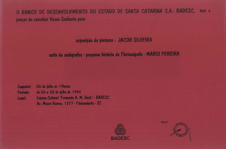 1994 07 06 EXPOSIÇÃO DE PINTURAS E NOITE DE AUTÓGRAFOS