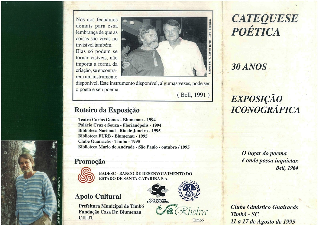 1995 08 11 CATEQUESE POÉTICA - 30 ANOS - EXPOSIÇÃO ICONOGRÁFICA parte 1