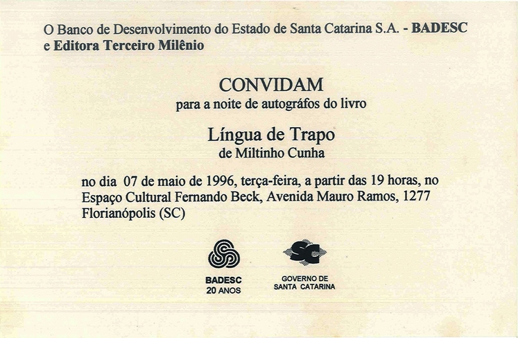1996 05 07 GENIFLORA 96; LÍNGUA DE TRAPO parte 5