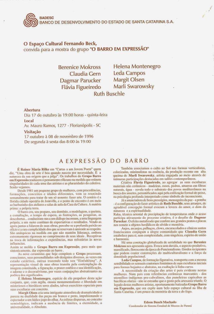 1996 10 17 O BARRO EM EXPRESSÃO parte 2
