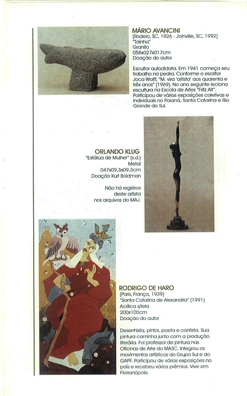 1997 06 03 A PRESENÇA DA FIGURA - ACERVO DO MUSEU DE ARTE DE JOINVILLE parte 10
