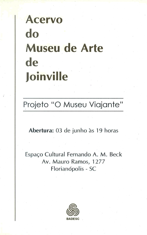 1997 06 03 A PRESENÇA DA FIGURA - ACERVO DO MUSEU DE ARTE DE JOINVILLE parte 3