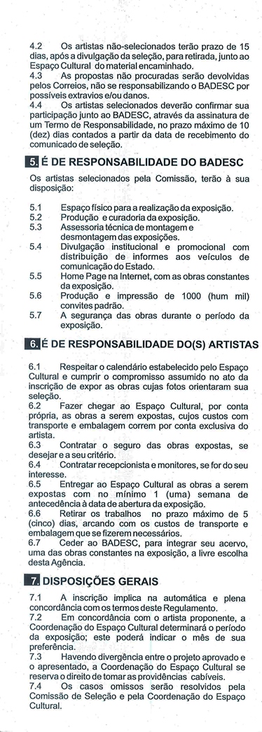 2004 01 05 EXPOSIÇÕES 2004 - REGULAMENTO E FICHA DE INSCRIÇÃO parte 4