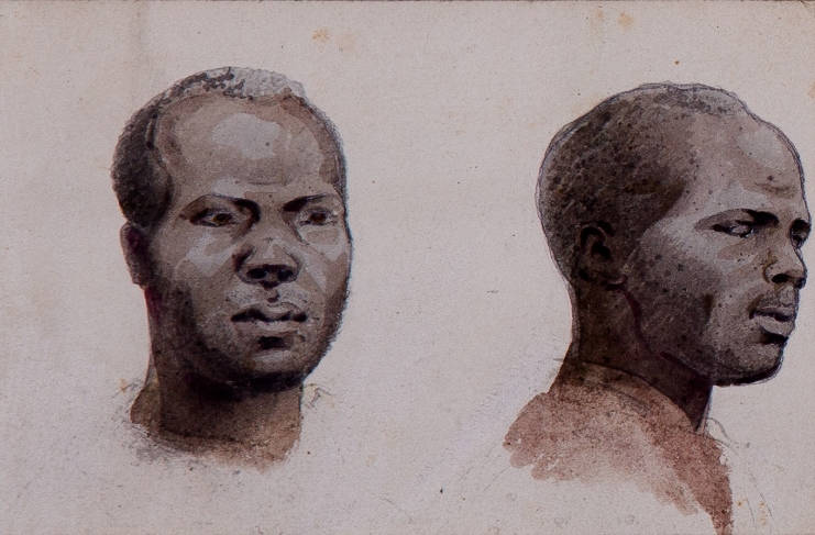 [23] Negros desenhados no Brasil II 1815, Louis Choris [1795-1828]. Coleção Catarina. Fonte Ylmar Corrêa Neto.