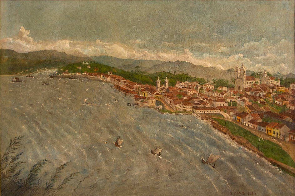 [11] Vista de Florianópolis, circa 1914. Eduardo Dias [1971]. Coleção Particular. Fotografia de Clarice Dantas.