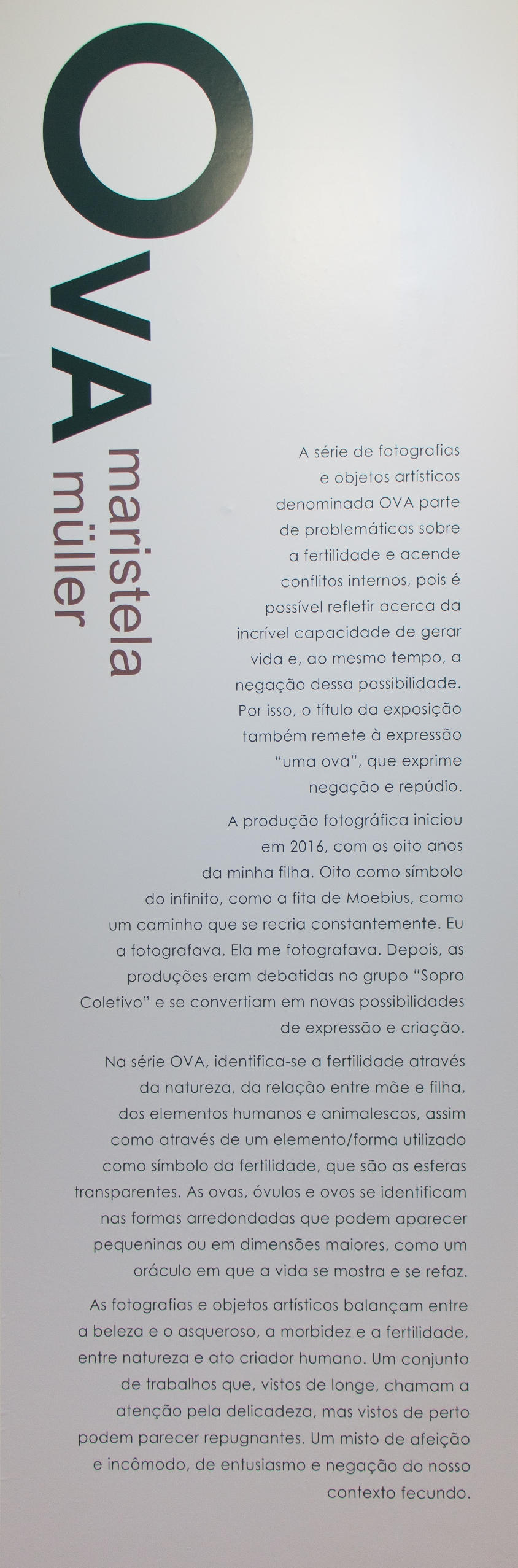 Exposição Ova, de Maristela Müller.